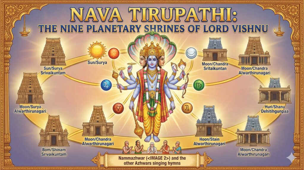 Nava Tirupathi The Nine Planetary Shrines of Lord Vishnu